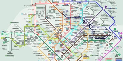 Lrt Szingapúr térkép