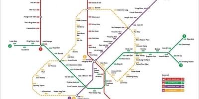 Szingapúr mrt állomástól térkép