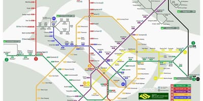 Mrt térkép Szingapúr 2017