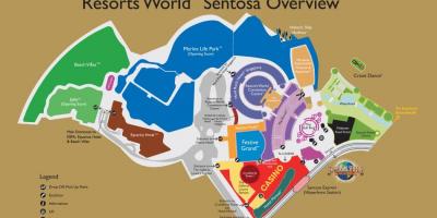Resorts World Sentosa térkép
