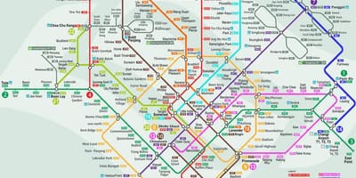 Smrt Szingapúr térkép