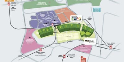 Térkép Szingapúr expo